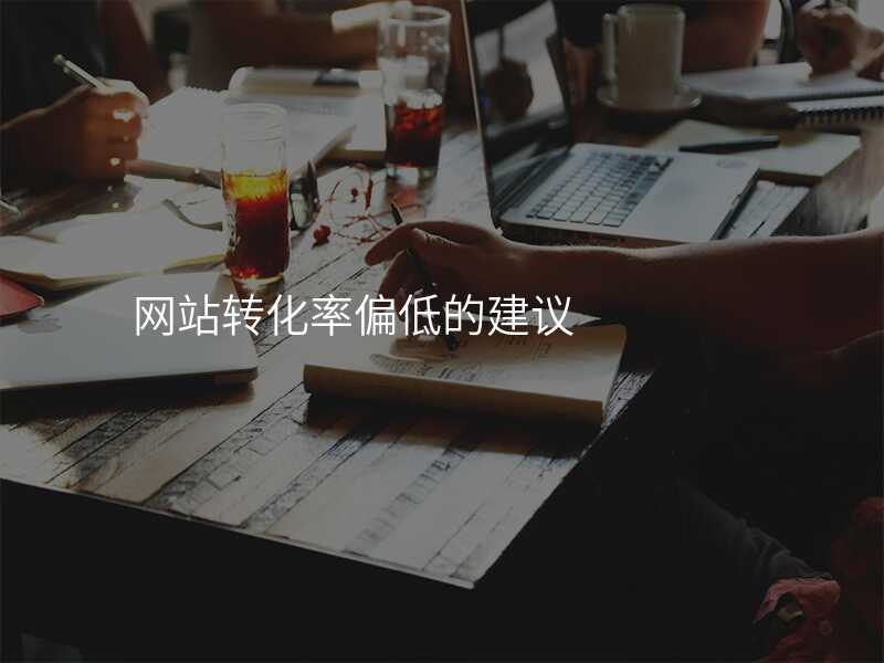 網站轉化率偏低的(de)建(jian)議