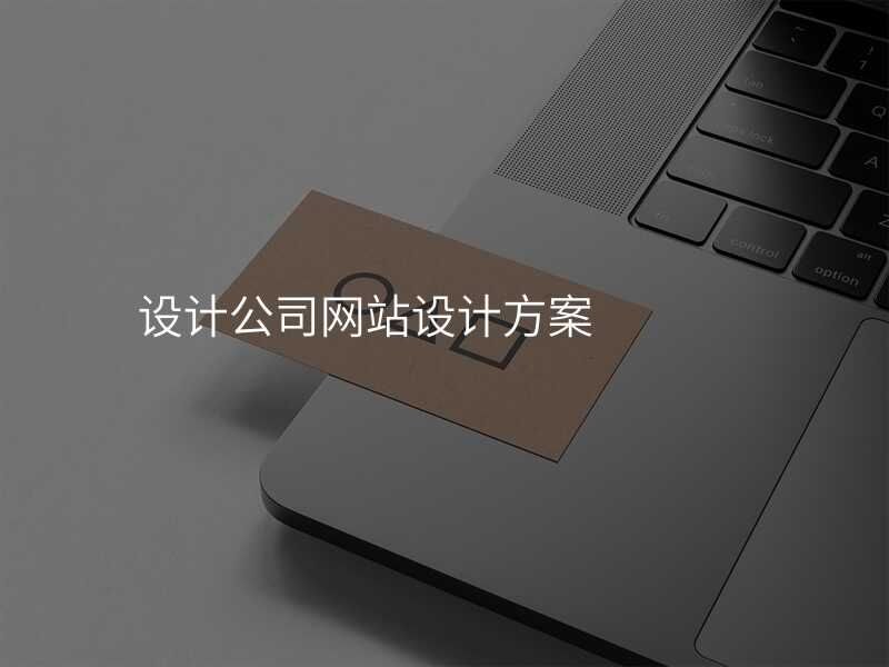 設(shè)計(ji)公(gōng)司網站設(shè)計(ji)方(fang)案