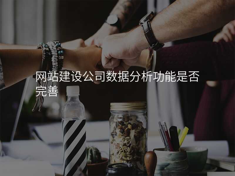 網站建(jian)設(shè)公(gōng)司數(shu)據分(fēn)析功能(néng)昰(shi)否完善(shan)