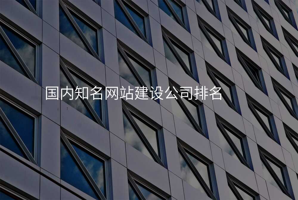國(guo)內(nei)知名(míng)網站建(jian)設(shè)公(gōng)司排(pai)名(míng)