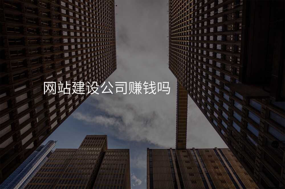網站建(jian)設(shè)公(gōng)司賺錢嗎