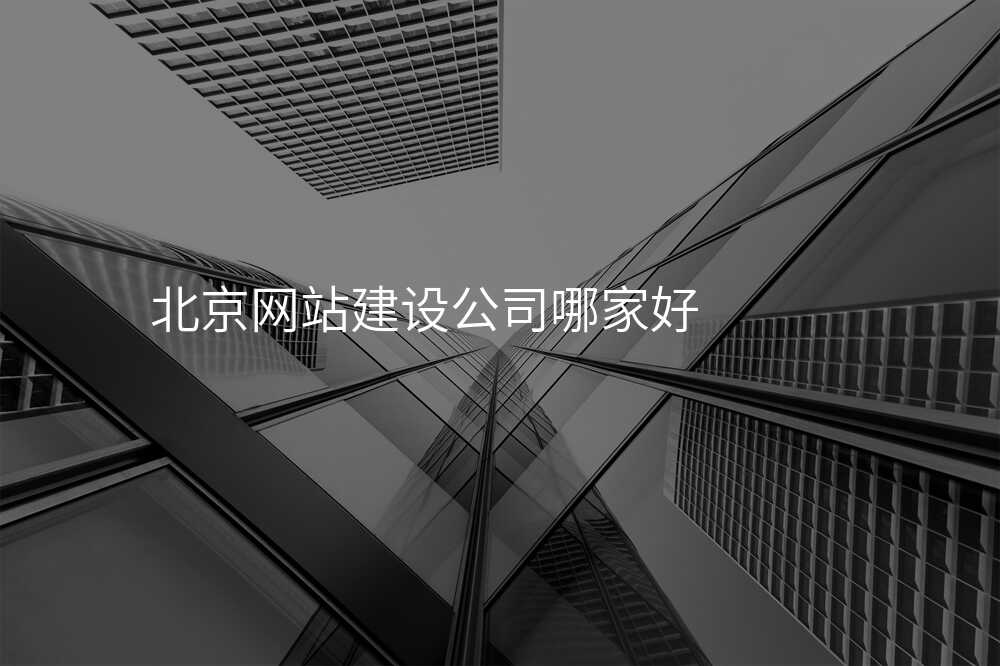 北京網站建(jian)設(shè)公(gōng)司哪傢(jia)好