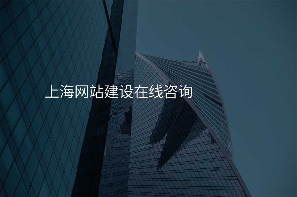 上海網站建(jian)設(shè)在(zai)線(xiàn)咨詢