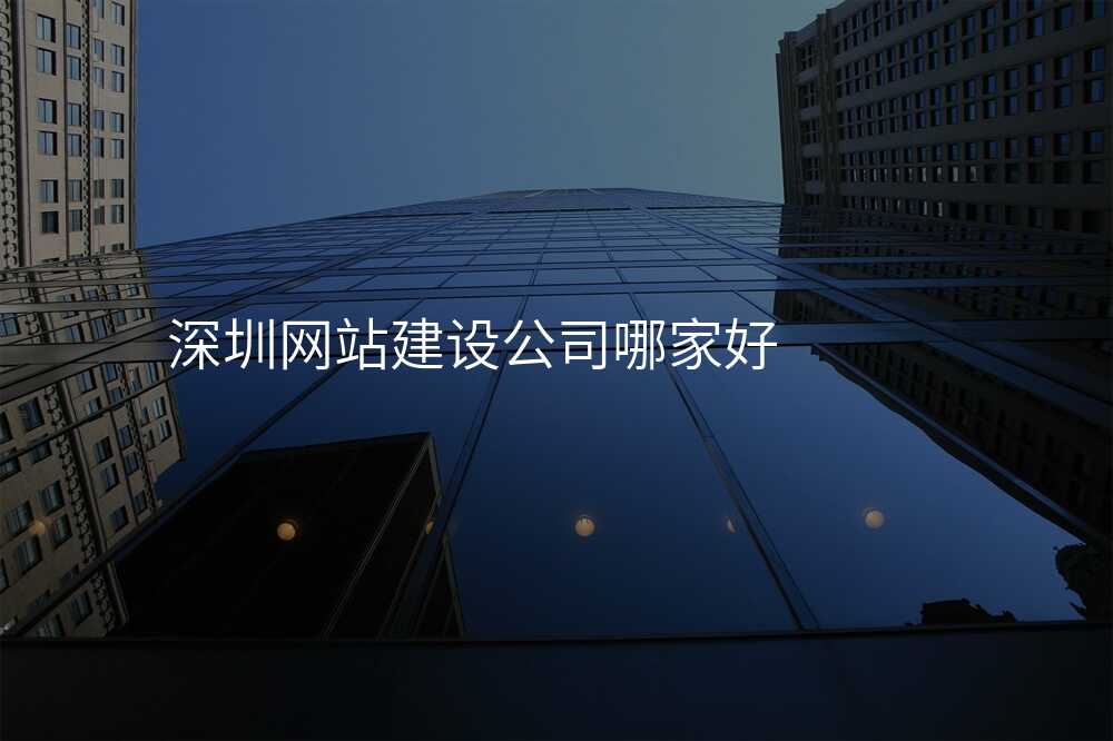 深圳網站建(jian)設(shè)公(gōng)司哪傢(jia)好